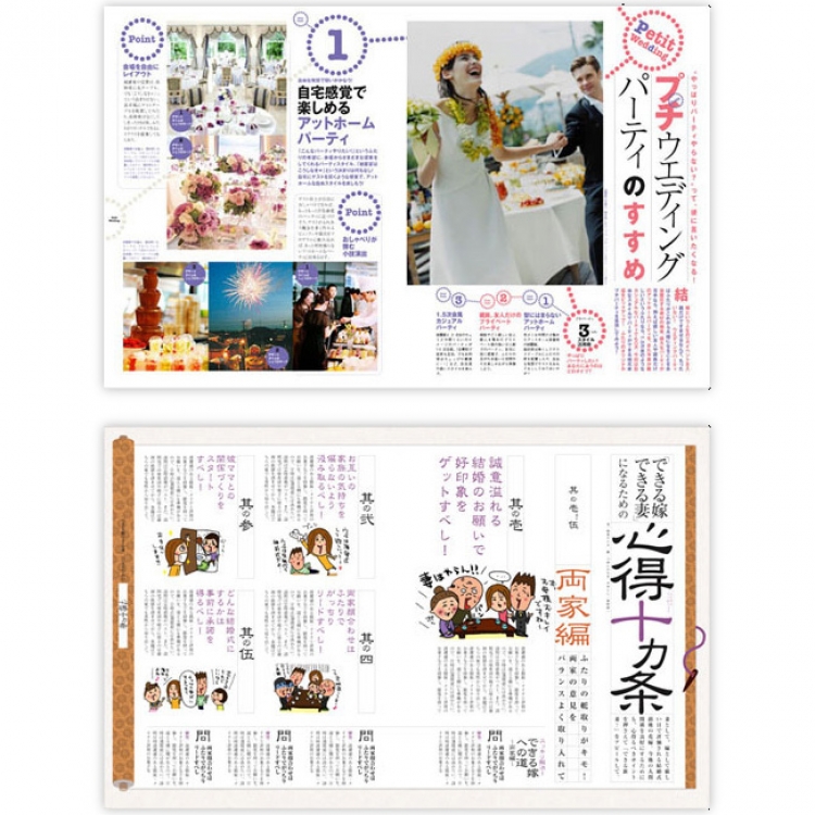 プチウエディングパーティの勧め/結婚情報誌