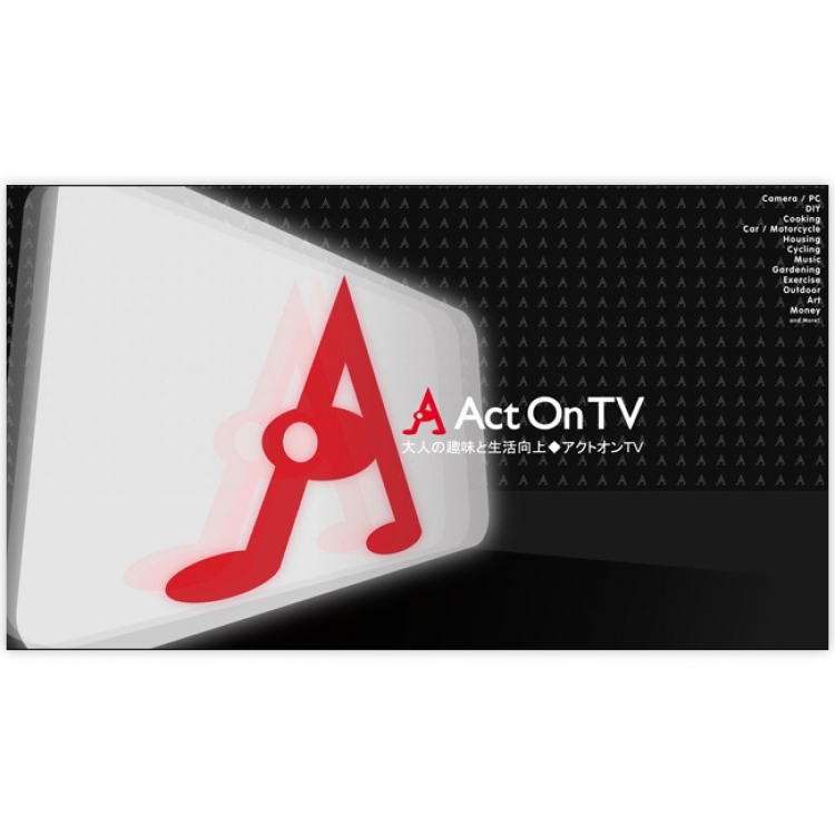 Act On TV のYoutube 画面